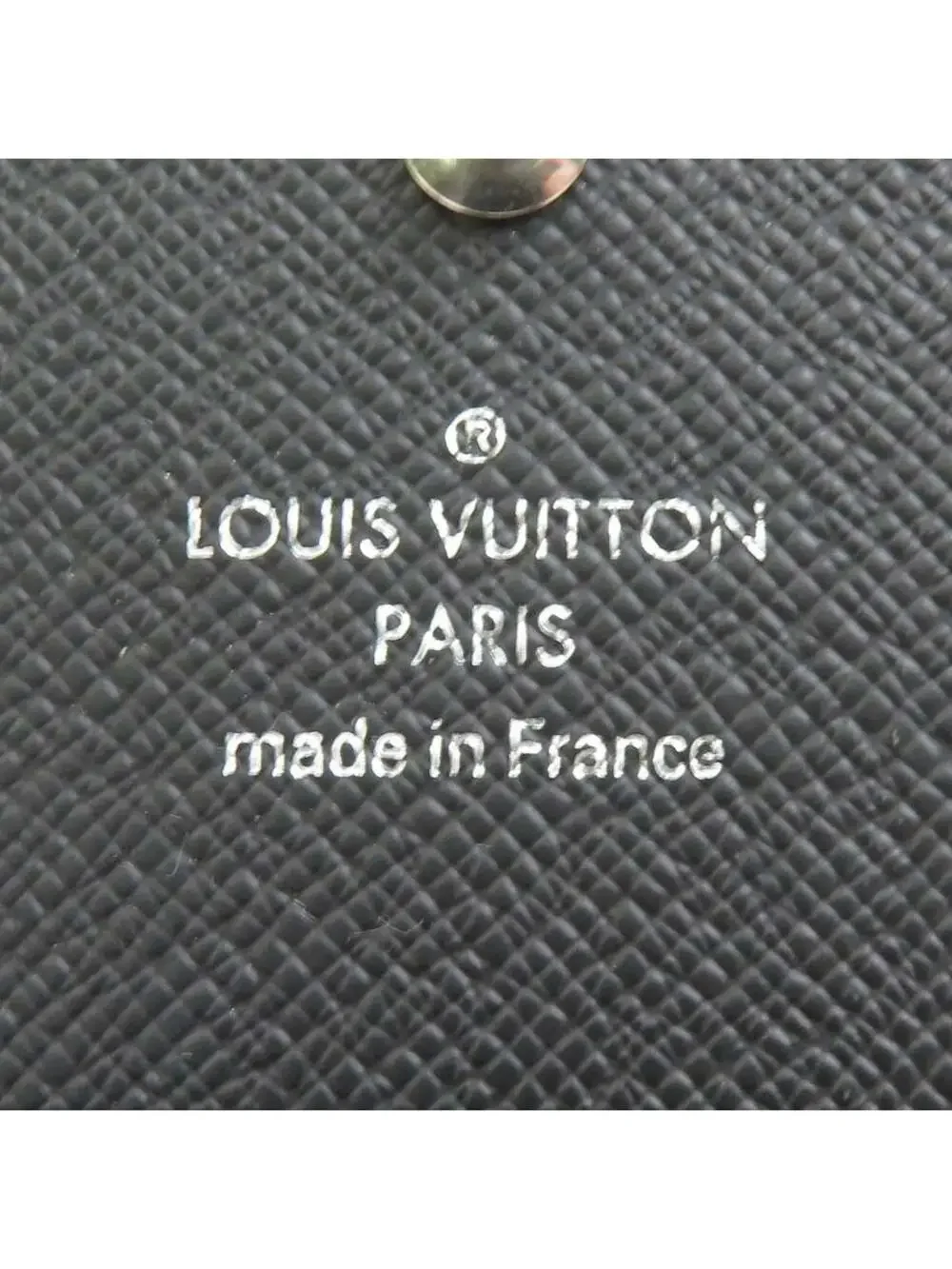 Auth Louis Vuitton Card Case Noir Epi #300525L19B